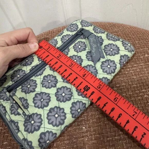 VERA BRADLEY ‎ Turnlock Wallet Clutch NOMADIC BLOSSOMS #14442-586 Turn Lock - Picture 5 of 11